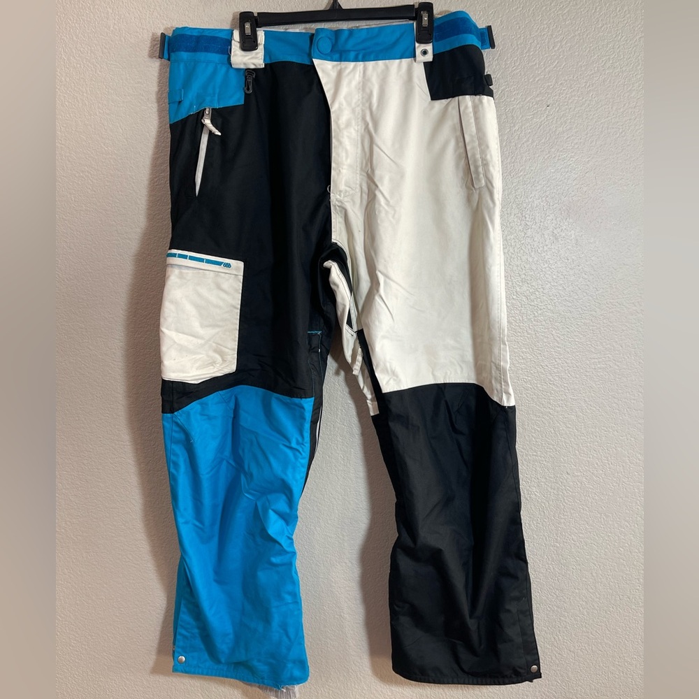 RARE 686 Never Released Sample Snowboard Ski Pants Colorblock Mens Size Large